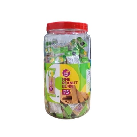 manimark Fine Peanut Burfi Jar - 50Pcs