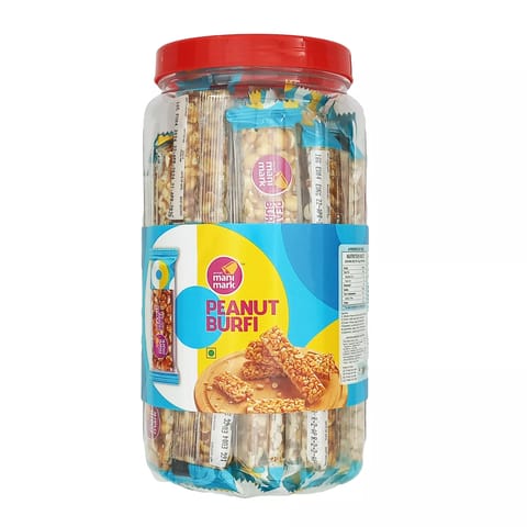 manimark Peanut Burfi Jar - 50Pcs