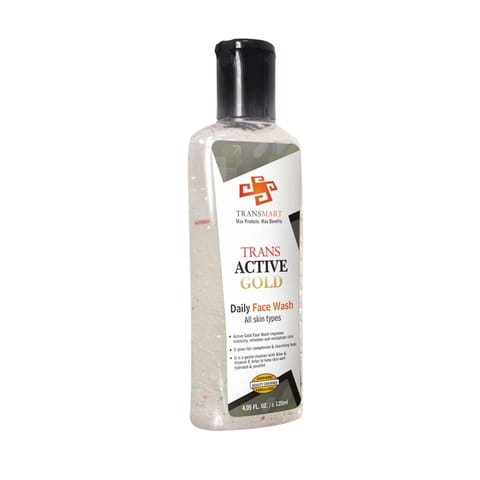 TRANS Active Gold Face Wash - 120 ml