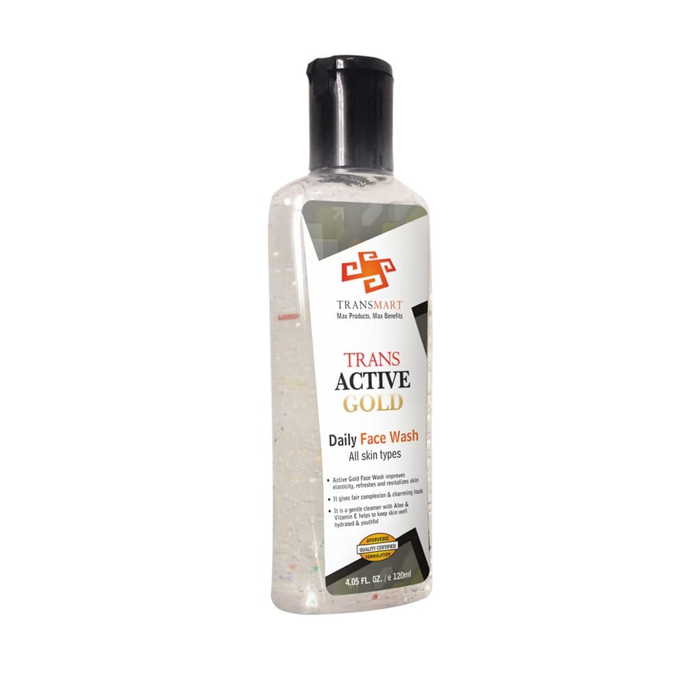 TRANS Active Gold Face Wash - 120 ml