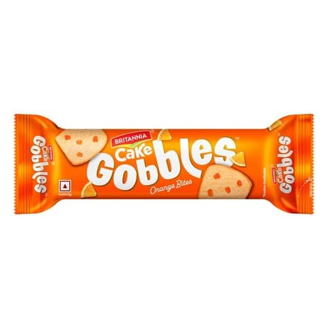 Britannia Orange Bites Gobbles Cake - 50g