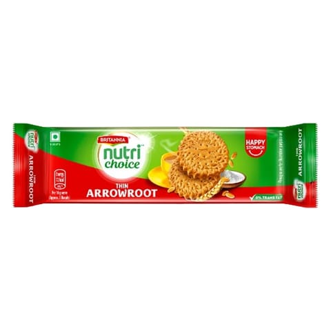 Britannia NutriChoice Thin Arrowroot Biscuit - 150g