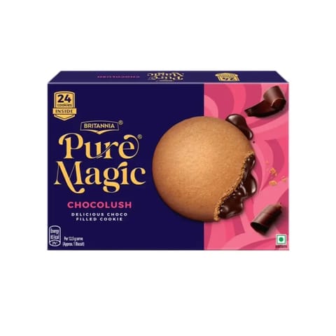 Britannia Pure Magic Chocolush Choco Filled Cookies - 75g