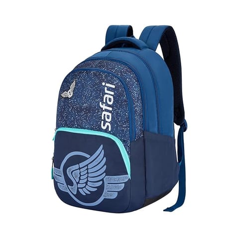 Safari 37 ltr Back To School Bonus 3, 3 Compartment, Armour Base, Front Pocket, Anti-Theft Compartment, Improved Back & Shoulder Strap Stitching Printed School Bag for Boys & Girls, College Backpack, Office Bag, Travel Bag