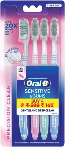 Oral B Ultra Sense Tooth Brush Pack of 4