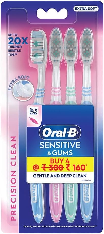 Oral B Ultra Sense Tooth Brush Pack of 4