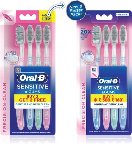 Oral B Ultra Sense Tooth Brush Pack of 4
