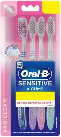 Oral B Extra Soft Sensitive Tooth Brush 4Pcs