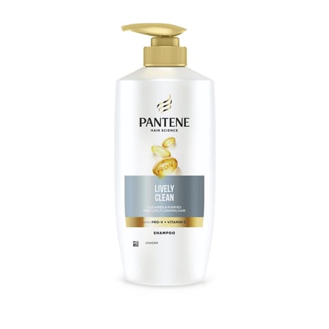 Pantene Advanced Hair Care Solution Shampoo - Lively Clean, 650 ml