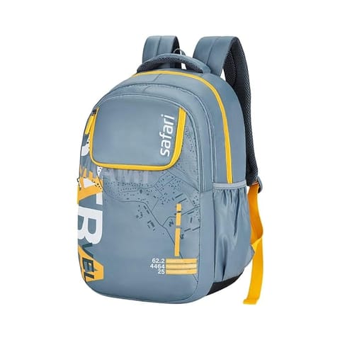 Safari 37 ltr Back To School Triplex 3, 3 Compartment, Armour Base, Front Pocket, Anti-Theft Compartment, Improved Back & Shoulder Strap Stitching Printed School Bag for Boys & Girls, College Backpack, Office Bag, Travel Bag