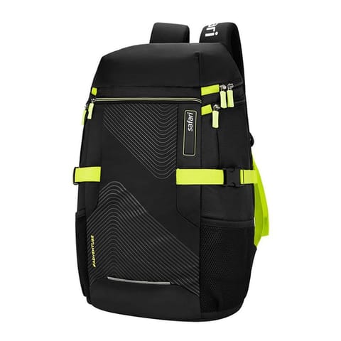 Safari 45 ltr Adventure Series Quest 2 Overnighter, 17 inch Laptop Compatible, Wet Pouch, 8 Inch Side Pockets, Improved Back Printed School Bag for Boys & Girls, College Backpack, Office Bag, Travel Bag