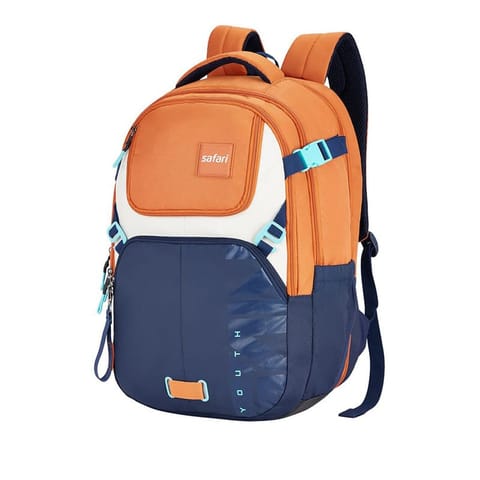 Safari 43 ltr Adventure Series Expand 13 Armour Base, Expander, 17 inch Laptop Compatible, Rain Cover, 8 Inch Side Pockets, Improved Back & Shoulder Strap Stitching Printed School Bag for Boys & Girls, College Backpack, Office Bag, Travel Bag