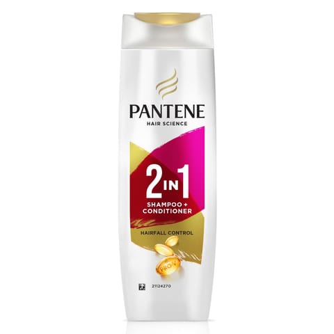 Pantene 2 in 1 Anti Hair Fall Shampoo + Conditioner, 340 ml