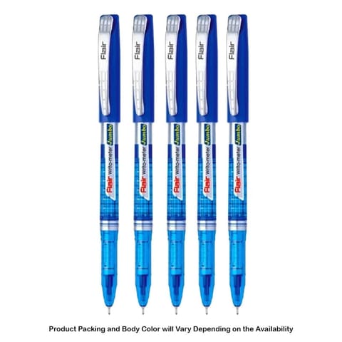 Flair Writo-Meter Jumbo Gel Pen Water Proof Ink For School, Office, Home