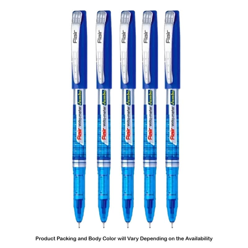 Flair Writo-Meter Jumbo Gel Pen Water Proof Ink For School, Office, Home