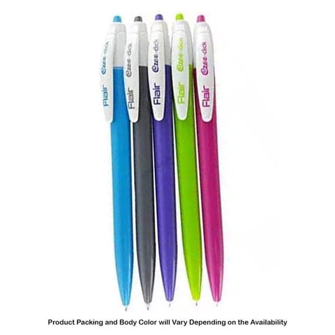 Flair Czee-Click Retractable Ball Pen For School, Office, Home