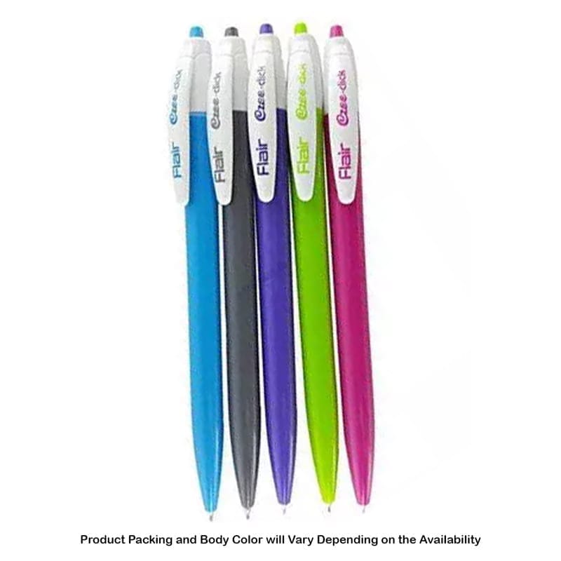 Flair Czee-Click Retractable Ball Pen For School, Office, Home