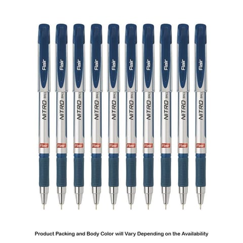 Flair Nitro Uninterrupted and Effortless Writing Ball Pen For School, Office, Home