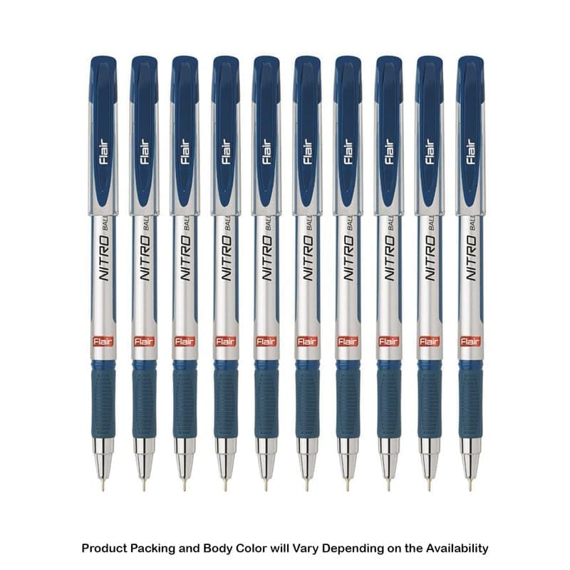 Flair Nitro Uninterrupted and Effortless Writing Ball Pen For School, Office, Home