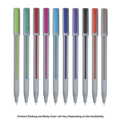 Flair Yolo Trendz 10 Assorted Colours Ball Pen For School, Office, Home