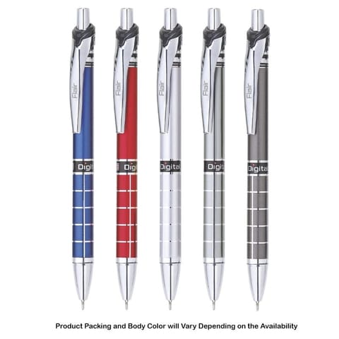 Flair Digital Retractable Ball Pen For School, Office, Home