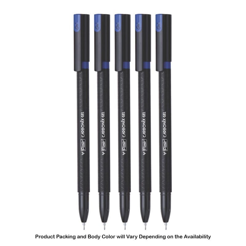 Flair Carbonix Gel Pen Water Proof Ink For School, Office, Home