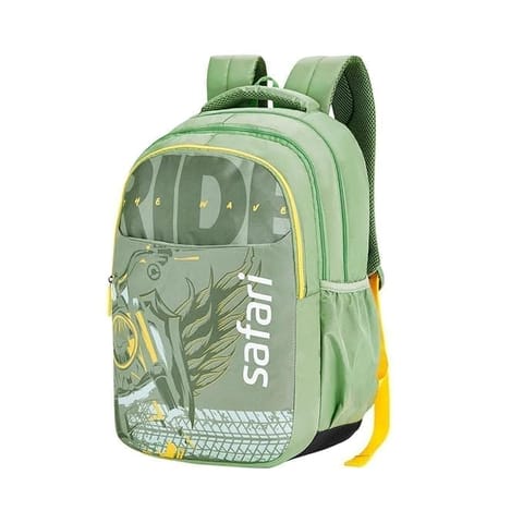 Safari 37 ltr Back To School Triplex 2, 3 Compartment, Armour Base, Front Pocket, Anti-Theft Compartment, Improved Back & Shoulder Strap Stitching Printed School Bag for Boys & Girls, College Backpack, Office Bag, Travel Bag