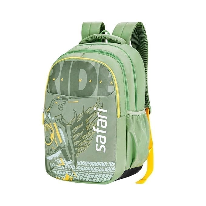Safari 37 ltr Back To School Triplex 2, 3 Compartment, Armour Base, Front Pocket, Anti-Theft Compartment, Improved Back & Shoulder Strap Stitching Printed School Bag for Boys & Girls, College Backpack, Office Bag, Travel Bag
