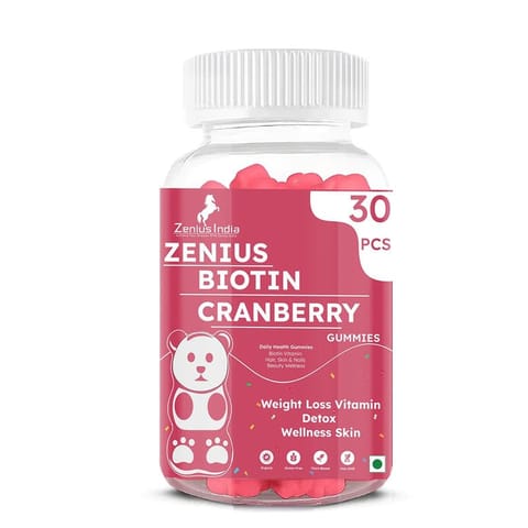 Zenius Biotin 30 Cranberry Gummies