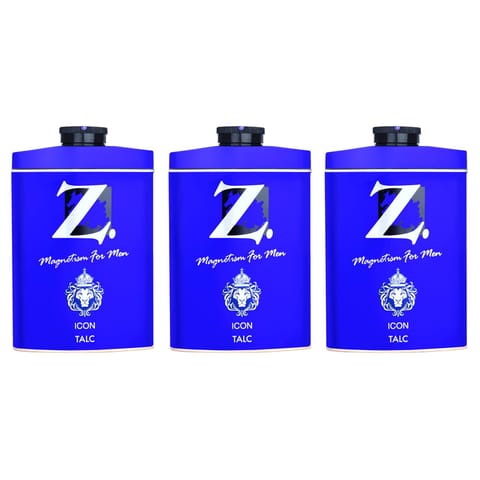 Z Icon Talc Pack of 3 100gx3