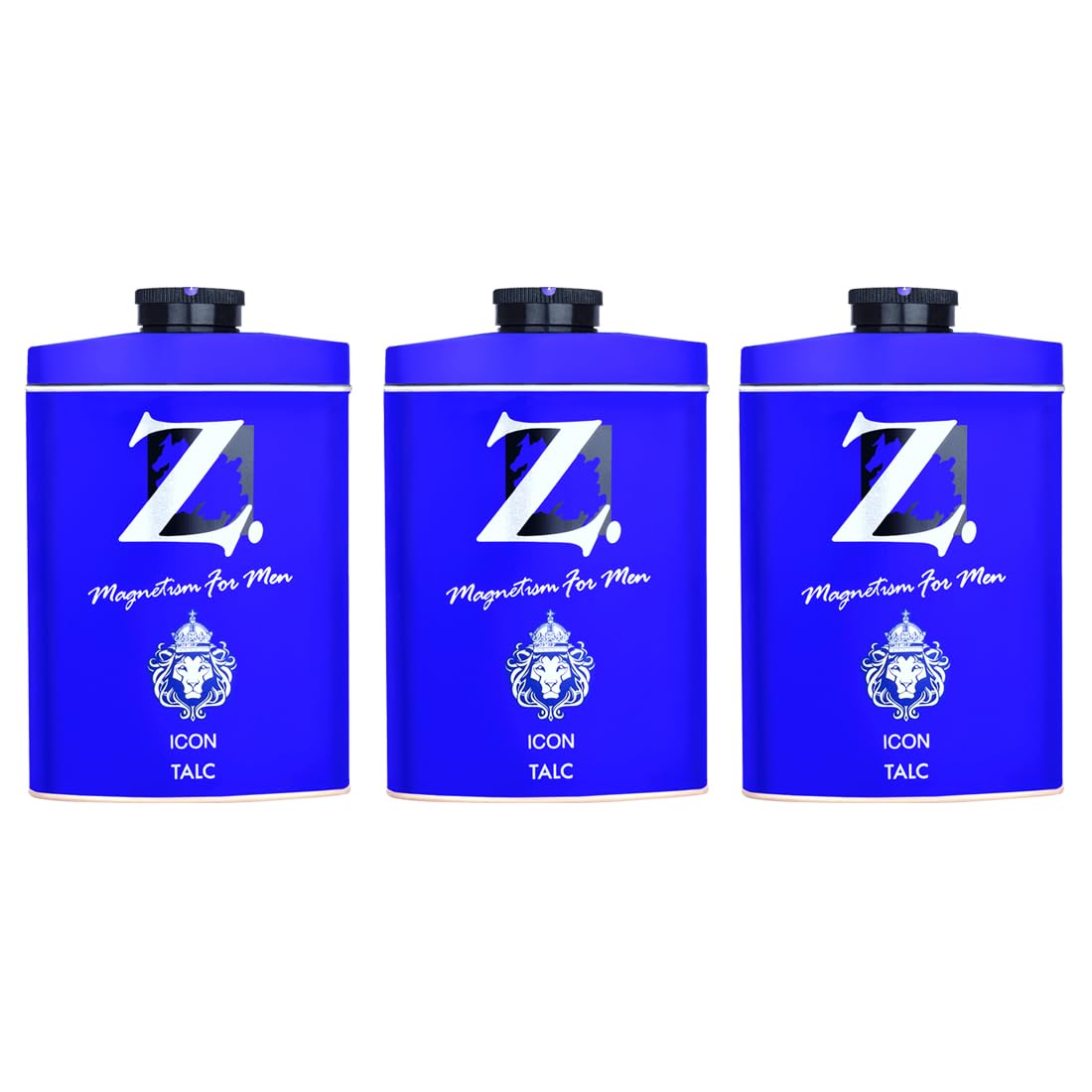 Z Icon Talc Pack of 3 100gx3