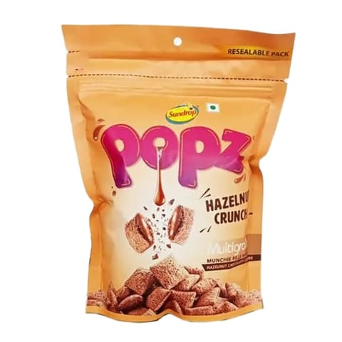 Sundrop Popz Hazelnut? Resealable pack - 140 g