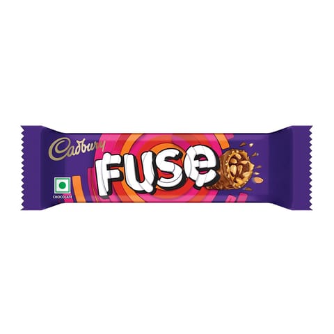Cadbury Fuse Peanut & Caramel Filled Chocolate Bar Pack of 6 21g Each