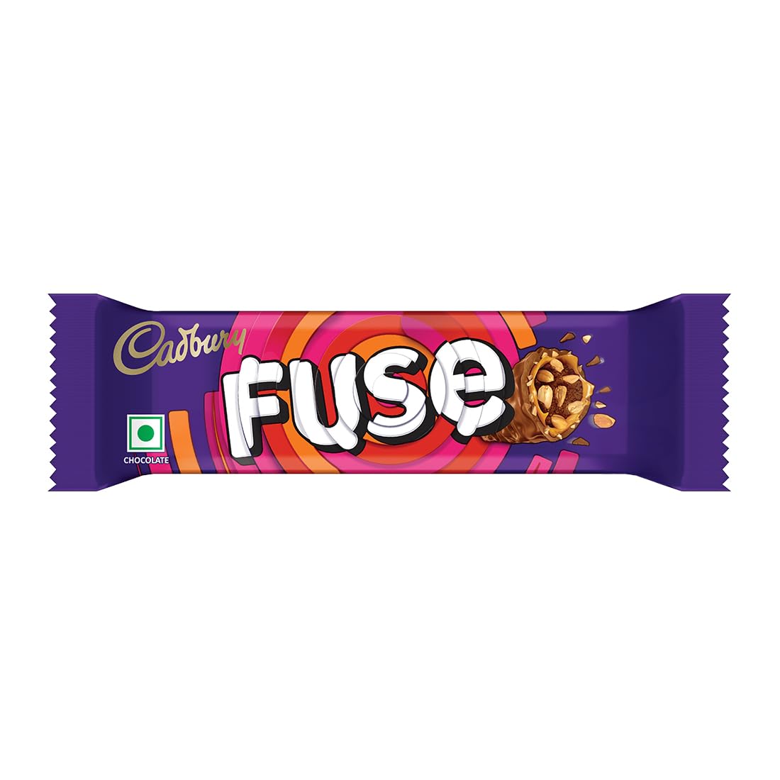 Cadbury Fuse Peanut & Caramel Filled Chocolate Bar Pack of 6 21g Each