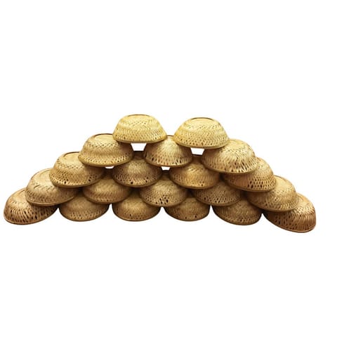 Madurai Bamboo Round Basket 8 inch Pack of 20