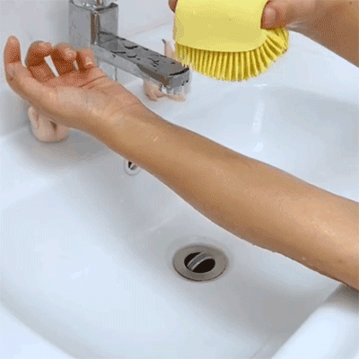 Silicon  Bath Brush